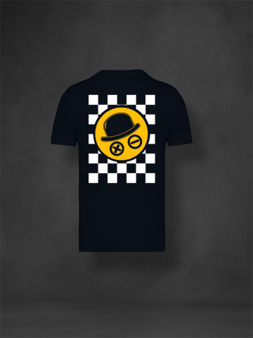 Alternative view of Camiseta Urban negra y naranja