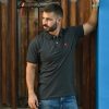 Polo Clásico Gris Oscuro