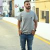 Camiseta clásica gris
