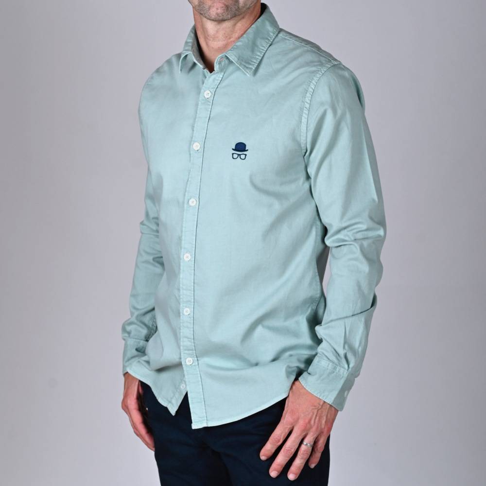 Camisa Sport Verde Claro 8 Camisa Sport Verde Claro - Imagen 8