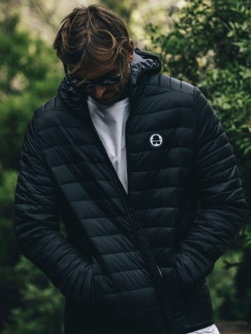 Chaqueta plumón Negra