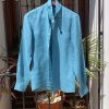 Camisa lino adriatic blue