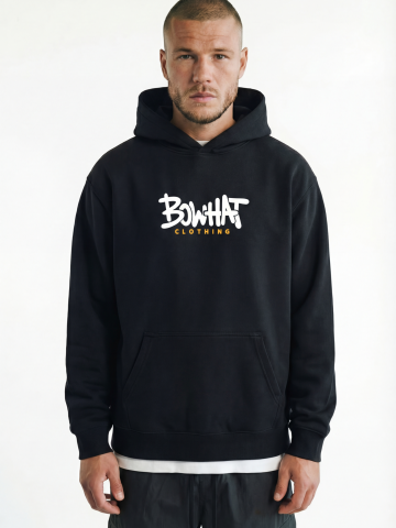 Sudadera Urban Negra y Naranja