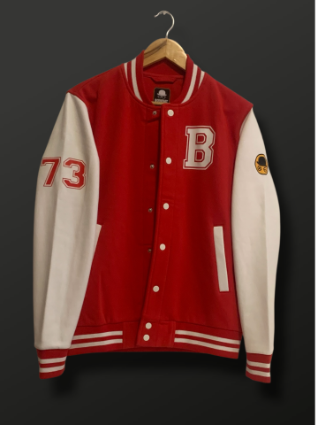 Sudadera Beisbol Roja y Blanca